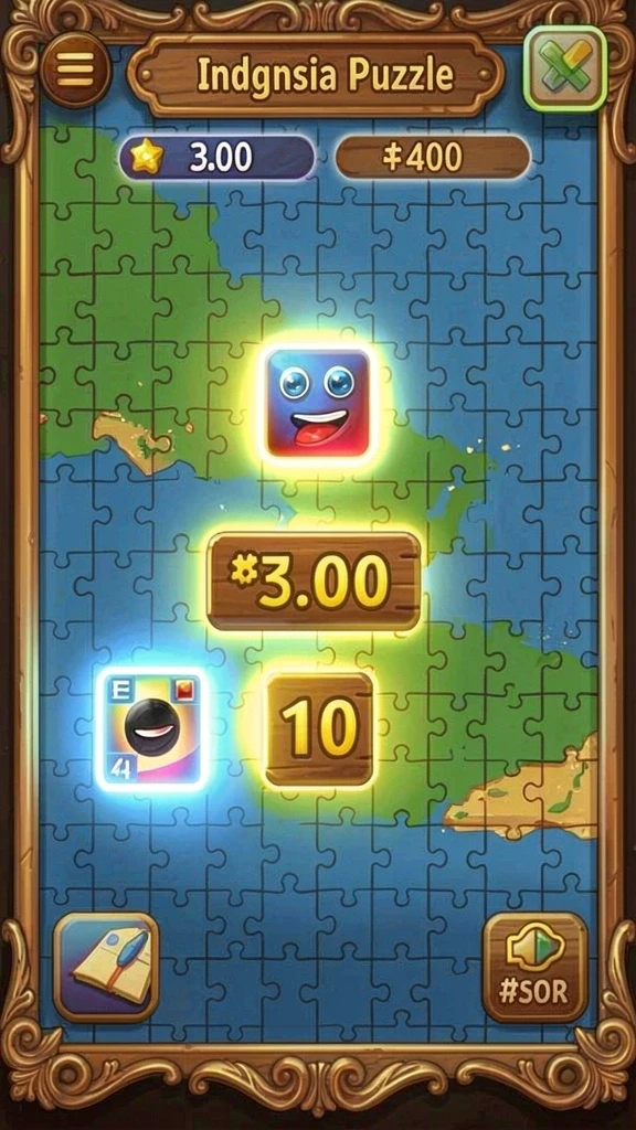Screenshot aplikasi menunjukkan tampilan antarmuka yang menarik.