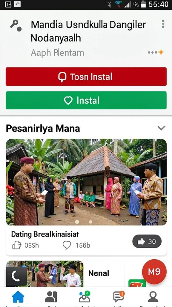 Karakter dengan desain unik dan menarik.