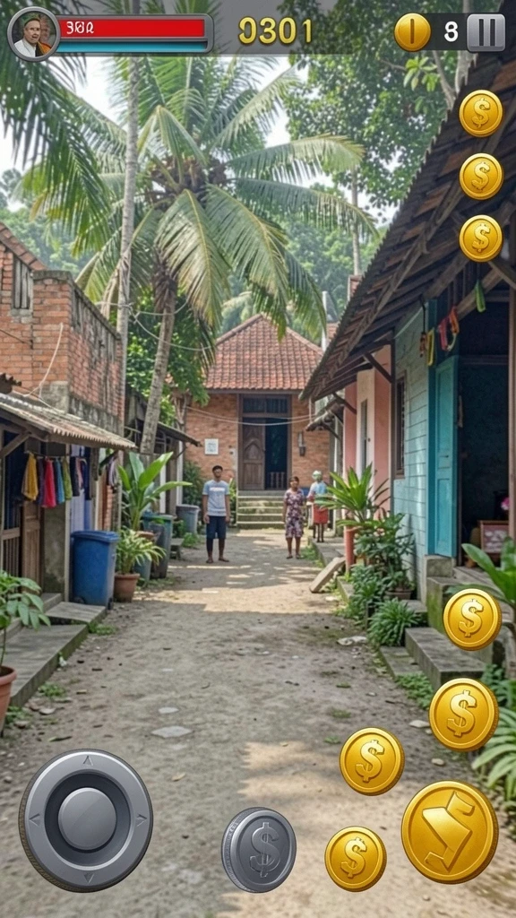 Tangkapan layar menampilkan grafis luar biasa dan dunia fantasi yang menarik.