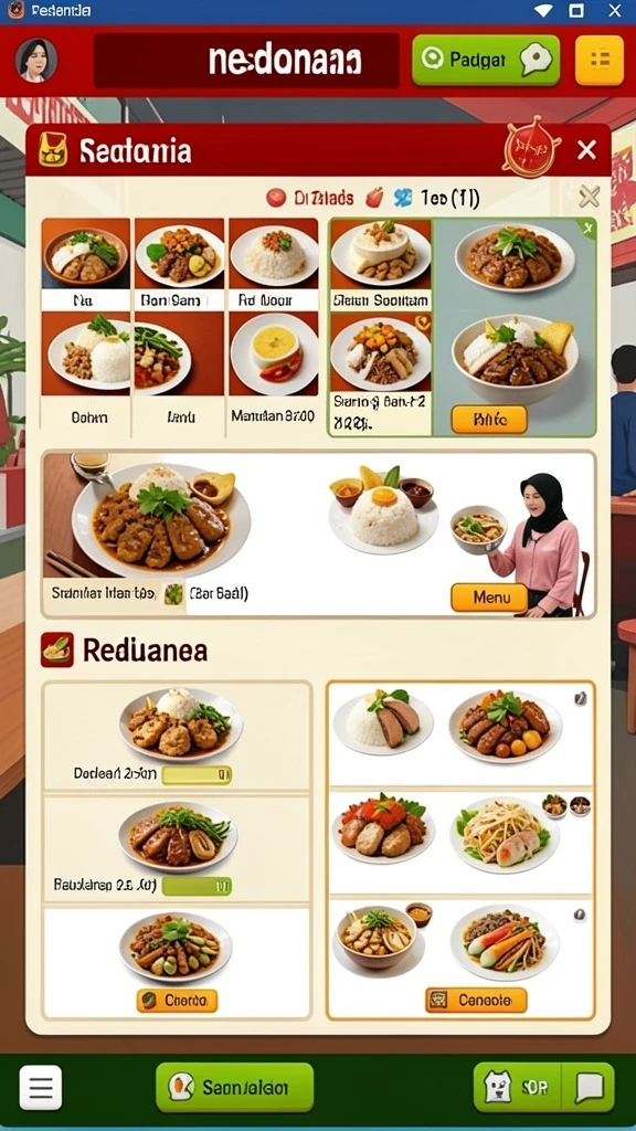 Tampilan awal yang menarik dengan grafis yang menakjubkan.
