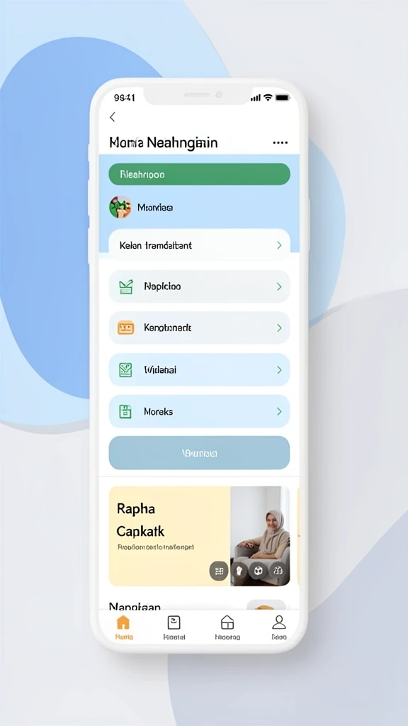 Tampilan antarmuka HARGATOTO yang sederhana dan modern.