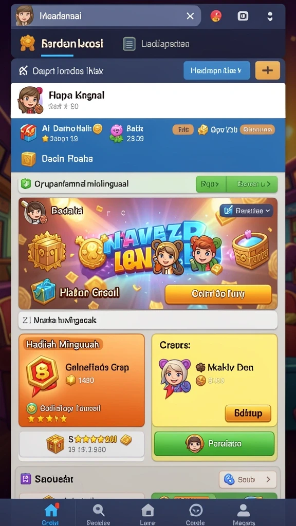 Tampilan antarmuka utama HARTASPIN yang menarik.