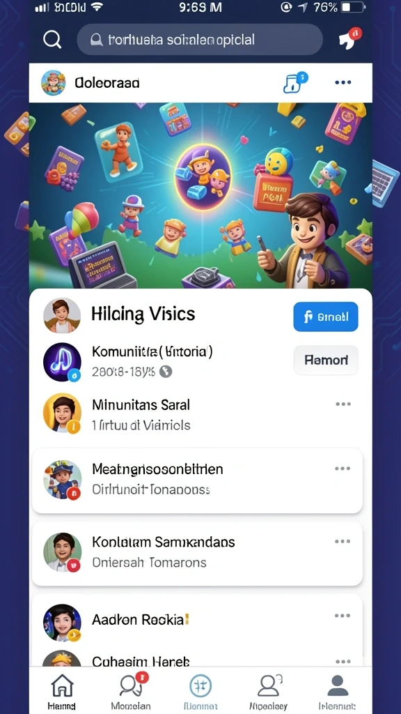 Tampilan leaderboard dengan posisi pemain teratas.