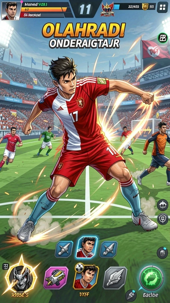 Gambar menampilkan tampilan utama permainan yang menarik.