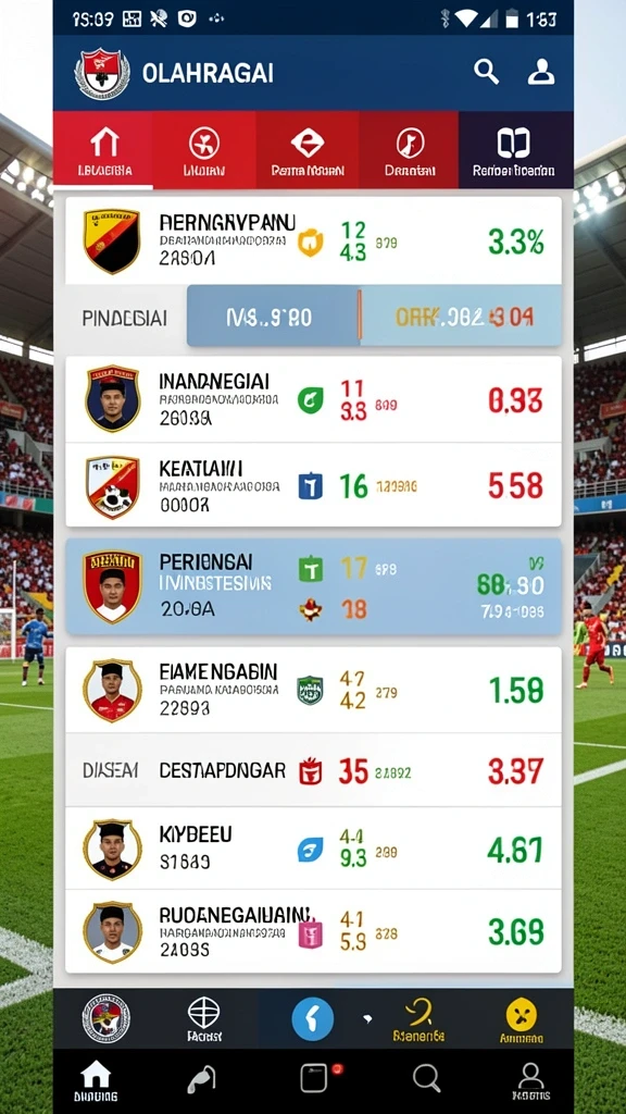 Tampilan antarmuka awal yang menawan.