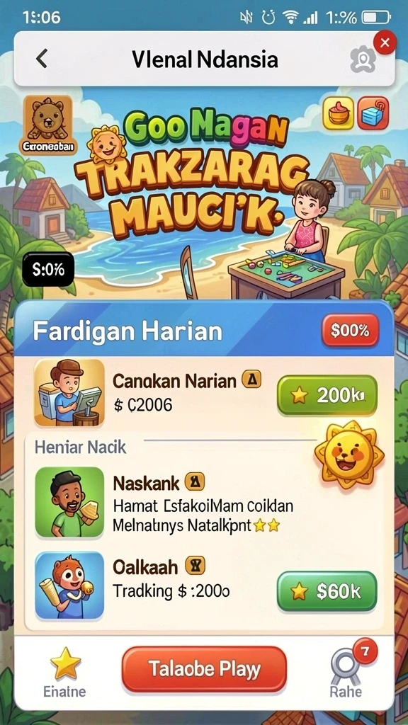 Fitur multiplayer yang memungkinkan permainan bersama teman.
