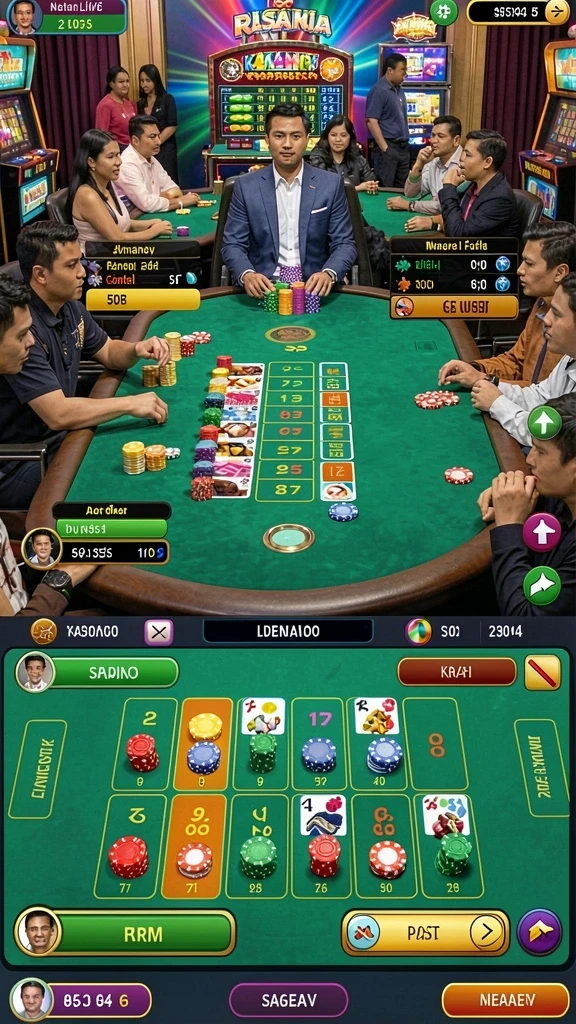 Screenshot dari mode multiplayer yang seru.
