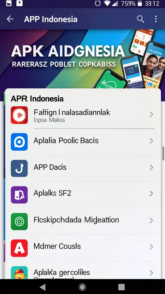 Tangkapan layar menunjukkan antarmuka menu yang intuitif dan mudah digunakan.