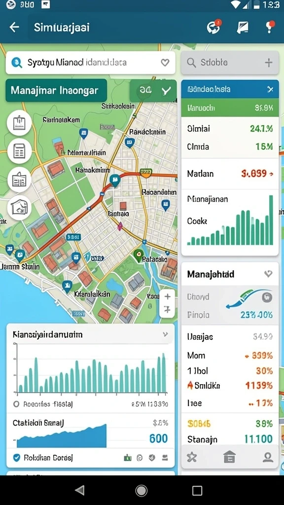 Tampilan antarmuka yang modern dan menarik.