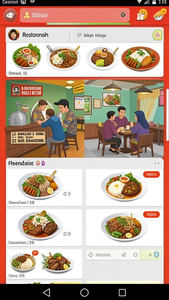 Berbagai item upgrade yang bisa ditemukan.