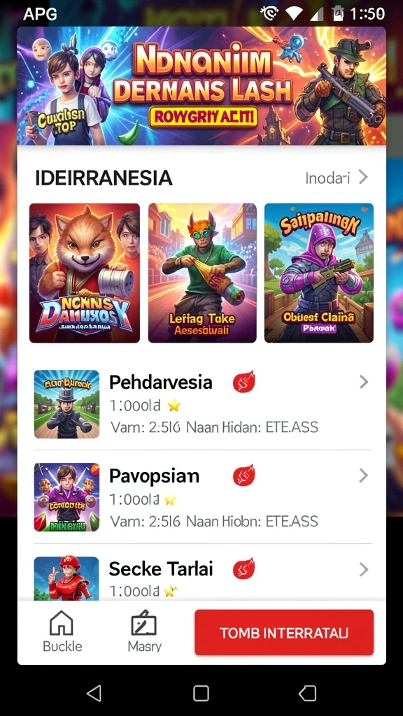 Berbagai pilihan permainan yang seru dan menguntungkan.