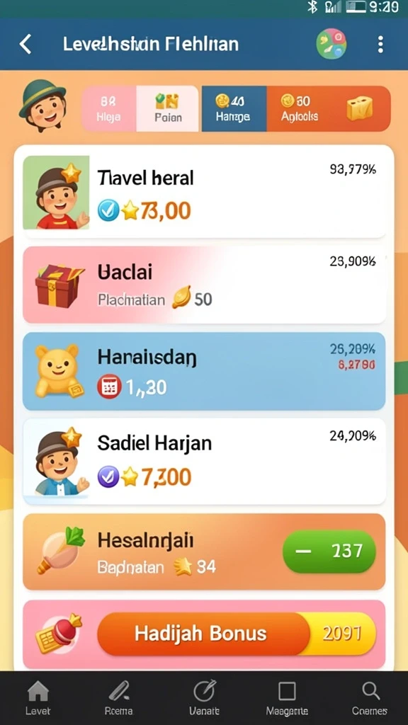 Tampilan awal PAKARJP dengan menu menarik.