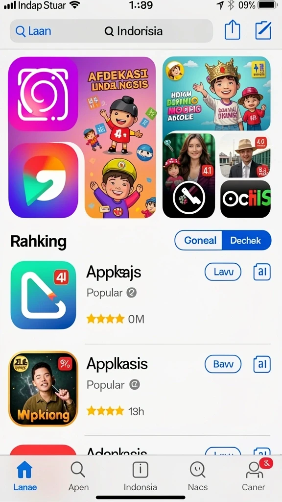 Screenshot 3 menunjukkan fitur notifikasi hasil permainan.