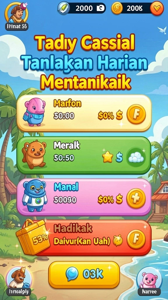 Berbagai pilihan tema slot yang kreatif.