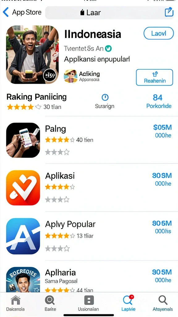 Beragam pilihan permainan yang seru.