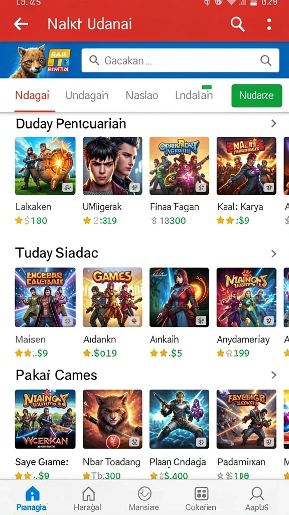 Gameplay yang seru dengan banyak pilihan permainan.