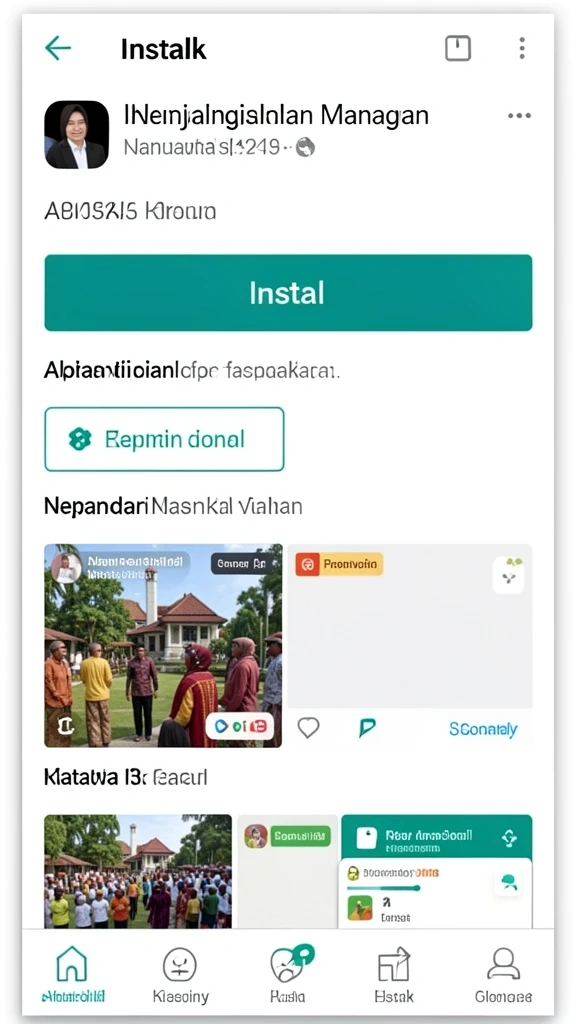 Tampilan antarmuka yang ramah pengguna.