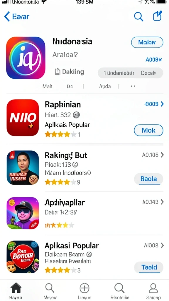 Tangkapan layar 3: Tampilan leaderboard pemain teratas.