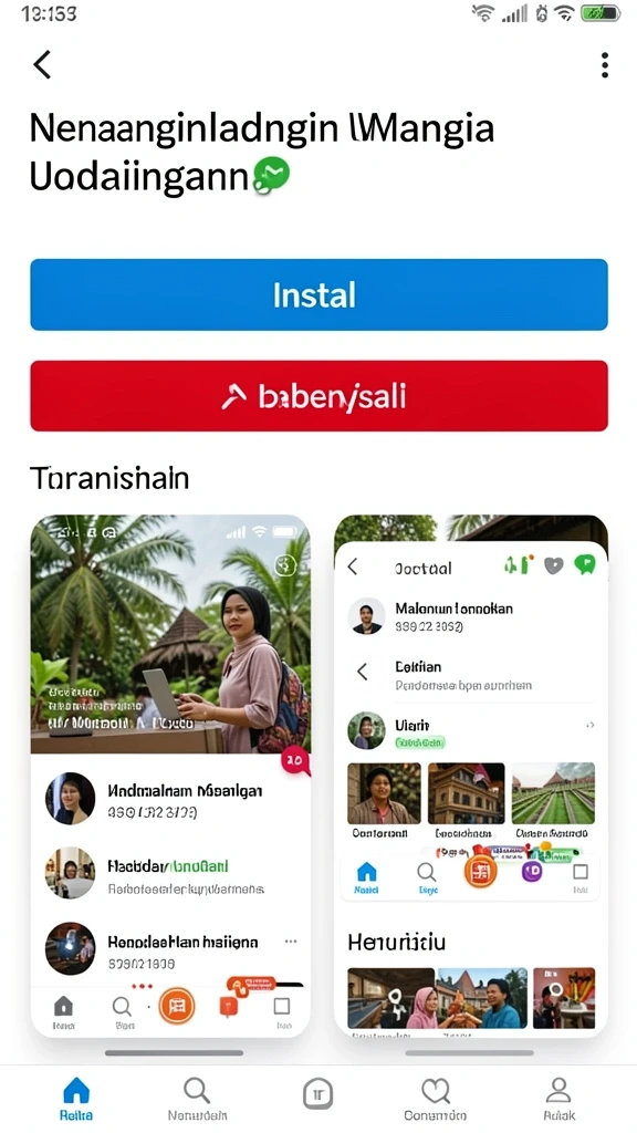 Tampilan antarmuka pengguna yang ramah dan intuitif.
