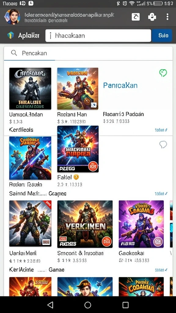 Tangkapan layar memperlihatkan karakter baru yang ditambahkan dalam pembaruan.