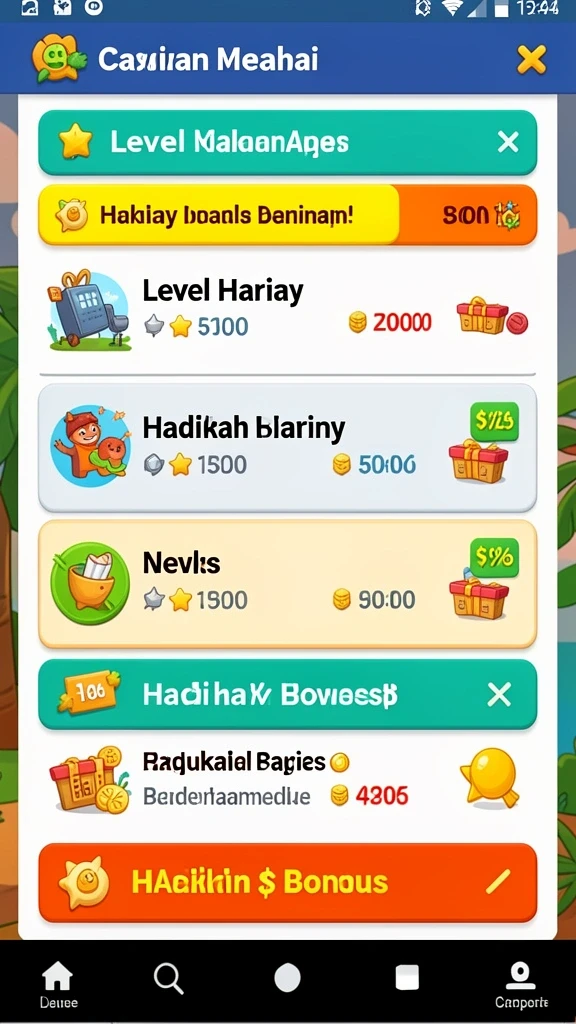 Menu utama yang mudah dipahami dan dinavigasi.