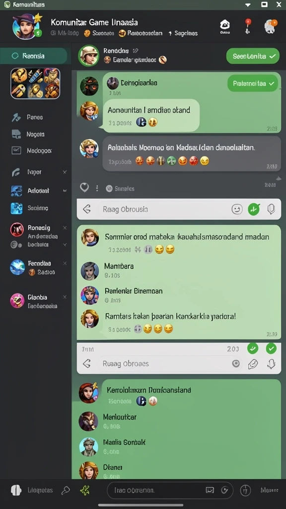 Tangkapan layar menunjukkan grafis yang cemerlang dalam permainan.