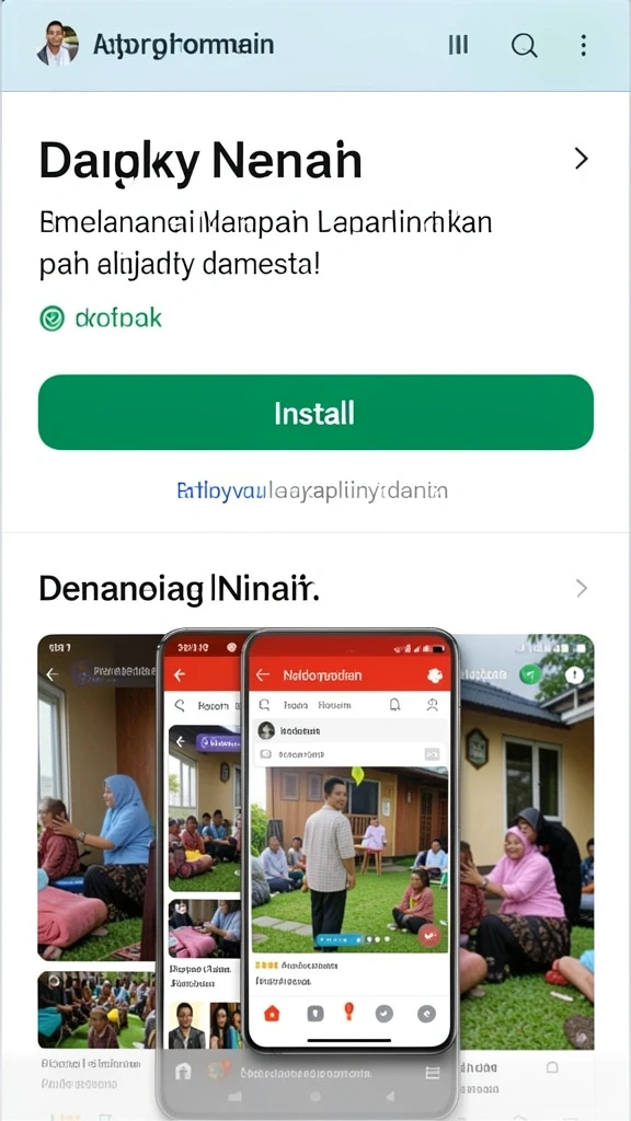 Menu karakter yang beragam dan menarik.